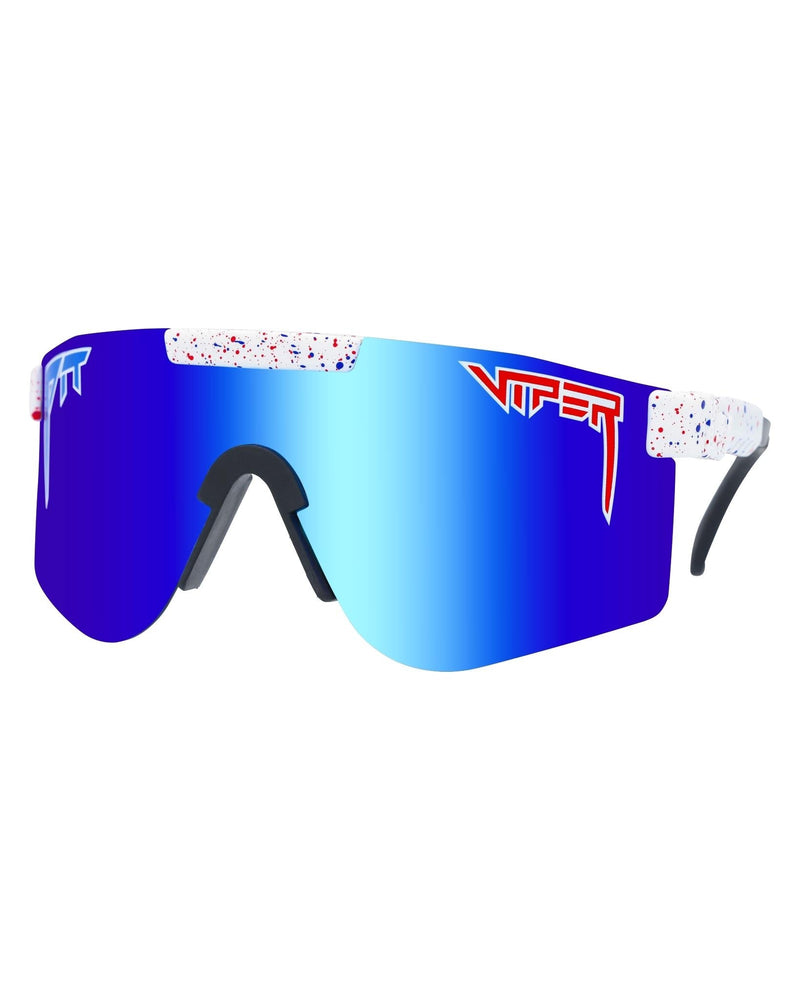 Wide / Polarized Blue | i_am_being_held.JPG | The Merika Original from Pit Viper Sunglasses