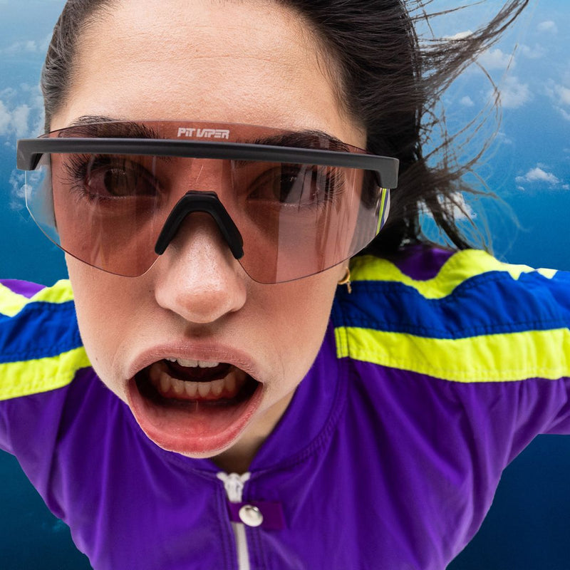 / Photochromic Rose | to_go.JPG | The Exec Skysurfer with a Photochromic Rose lens from Pit Viper Sunglasses