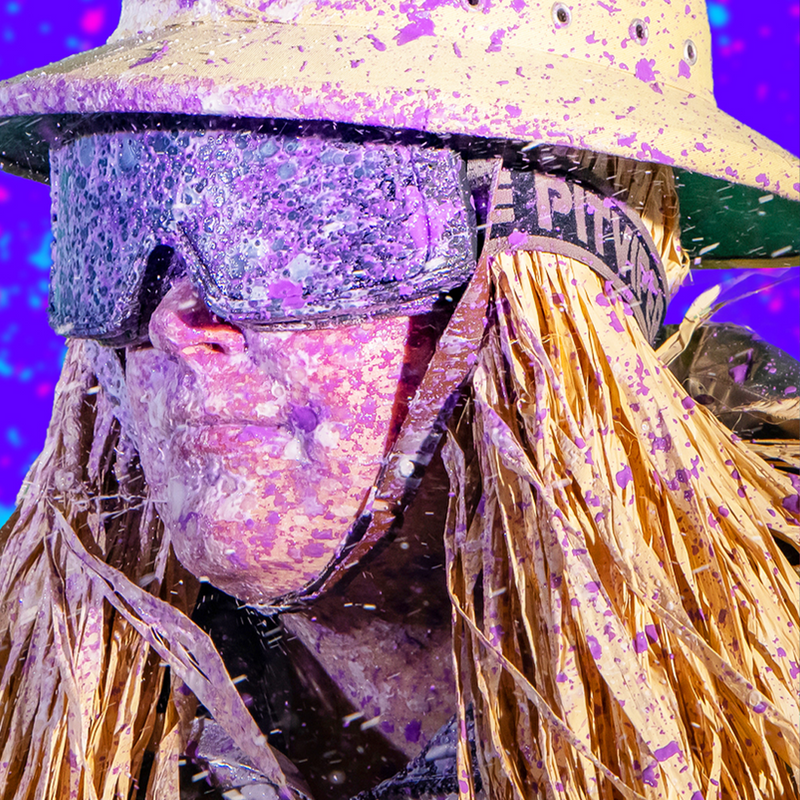 / Mirror | pleeeease.JPG | Person with paint on their face wearing The Blacking Out Goggl√©s from Pit Viper Sunglasses