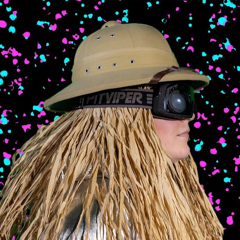 / Mirror | work_on_today.JPG | Person with straw hair wearing The Blacking Out Goggl√©s from Pit Viper Sunglasses