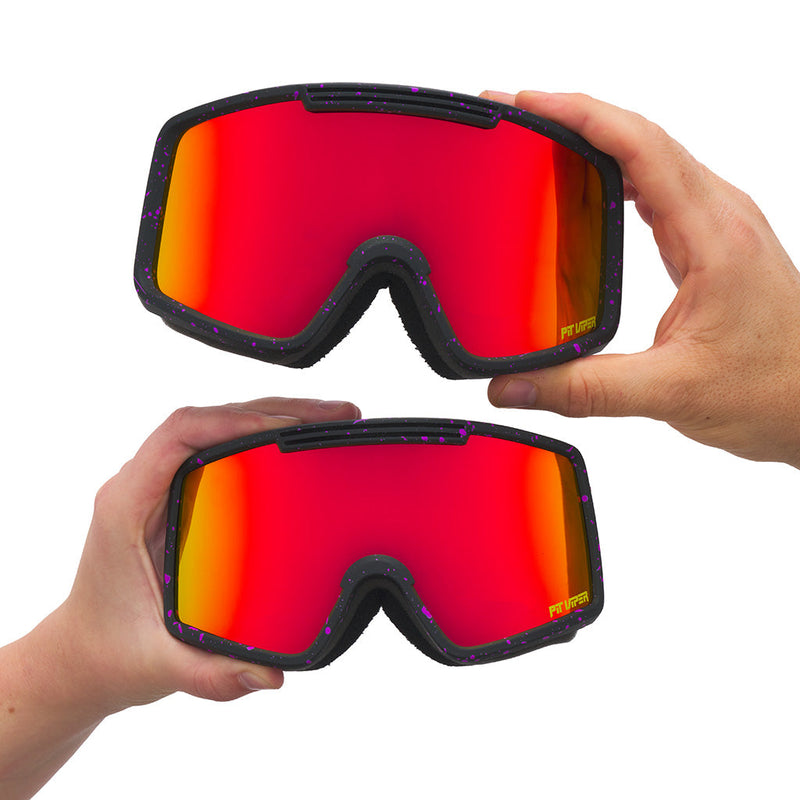 Small / Red | computer.JPG | The CombustionFrench Fry Goggles from Pit Viper Sunglasses