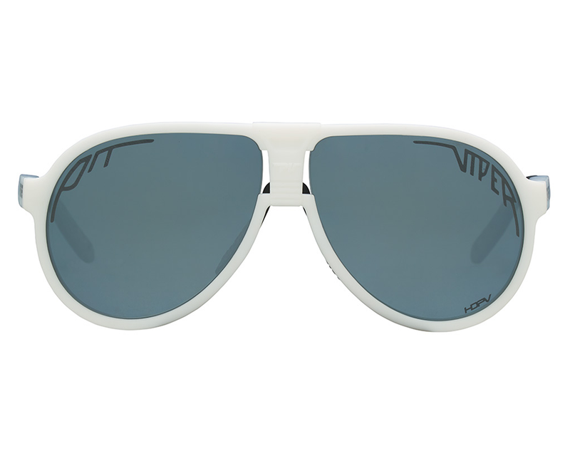 / Polarized Silver | beep.JPG | The Miami Nights Jethawk from pitviper, white framed aviator sunglasses