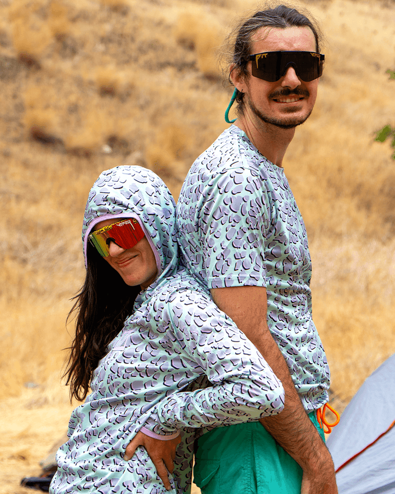lifestyle - couple with t flex hoodie and tee